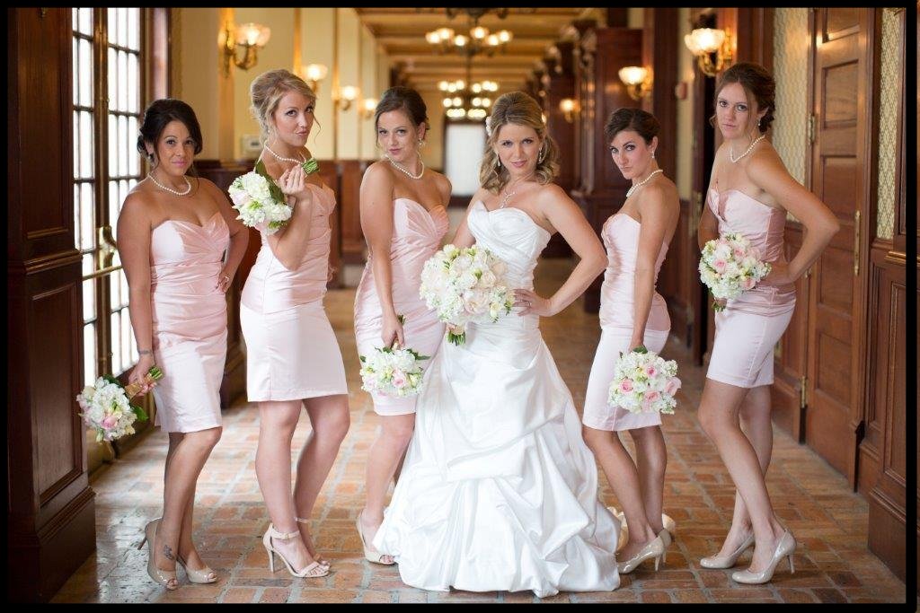 Bridesmaids Wedding Hair Makeup Winter Park