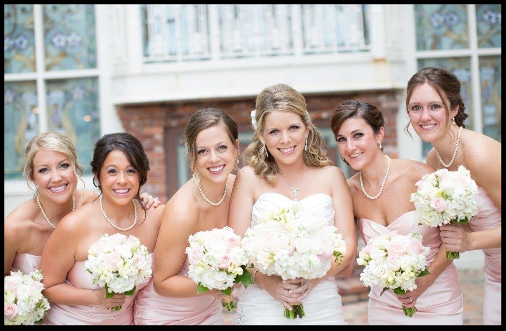 Bridal Party Hair and Makeup Orlando Wedding