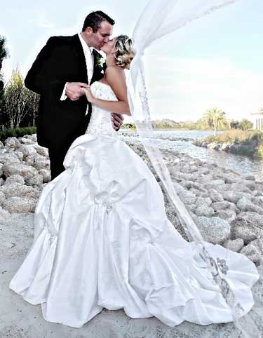 Wedding Hair Style Bride and Groom